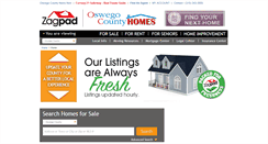 Desktop Screenshot of oswegocountyhomes.com